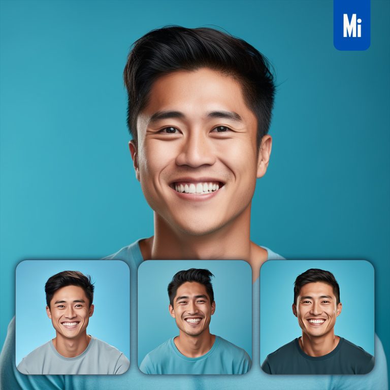 midjourney man smile tooth happy