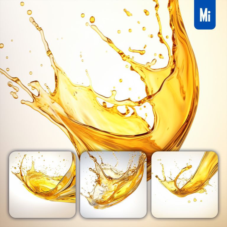 midjourney splash oil photography