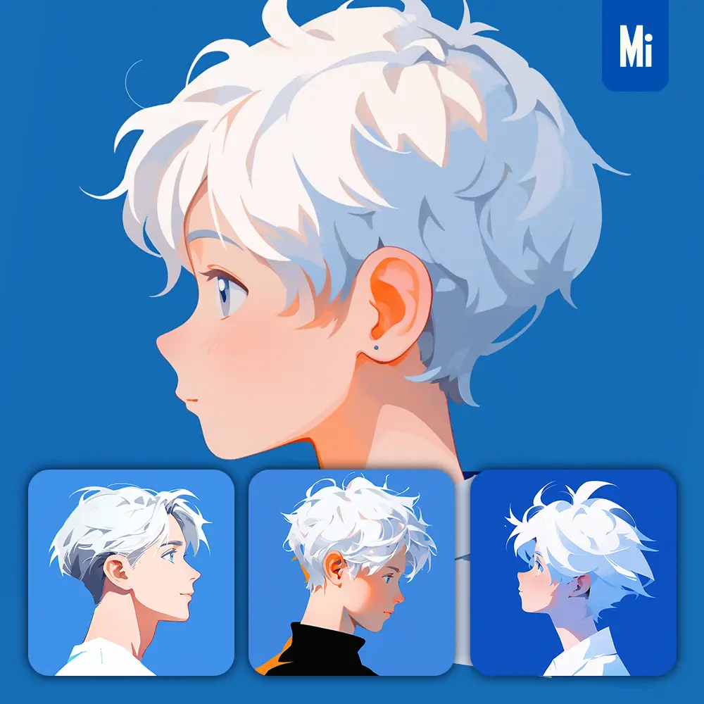 Midjourney Prompt Face Head Boy Painting Man Cartoon