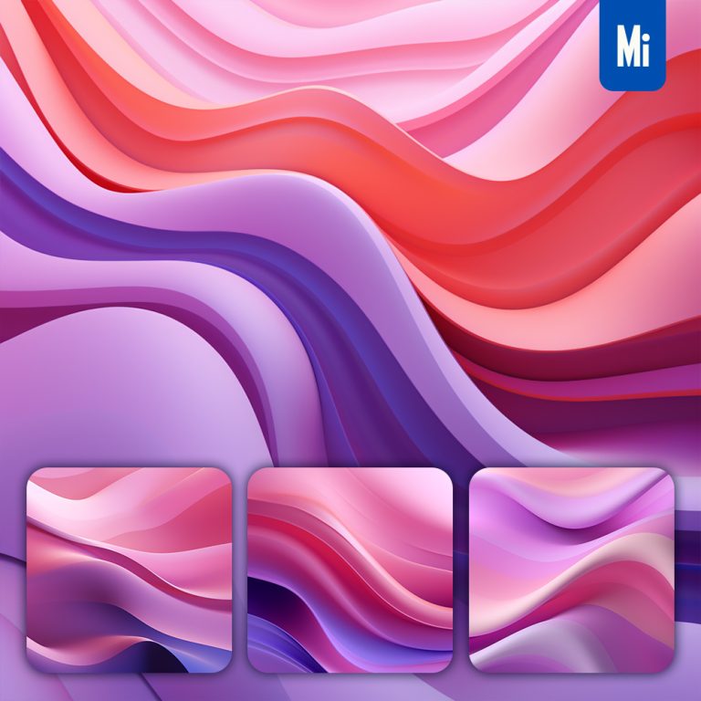 midjourney pink purple wavy abstract background wallpaper