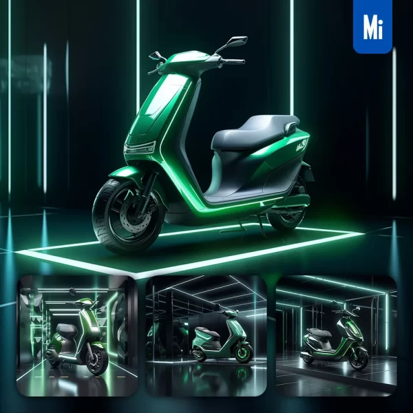 Midjourney Prompt Industrial Design Electric Scooter Concept