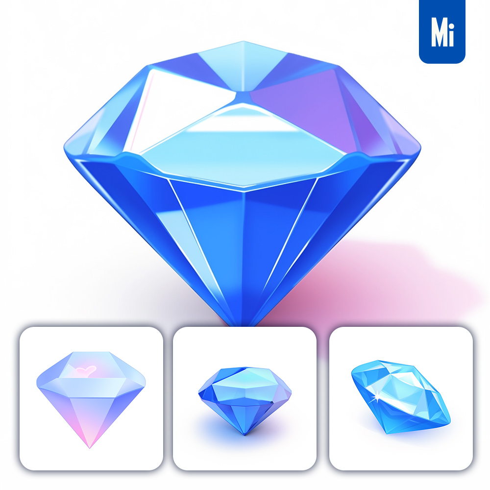 mid_blue_diamond_icon_3D