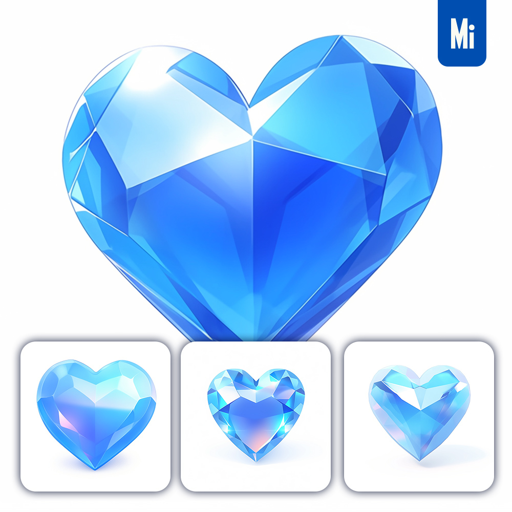 mid_blue_gem_heart_icon_3D