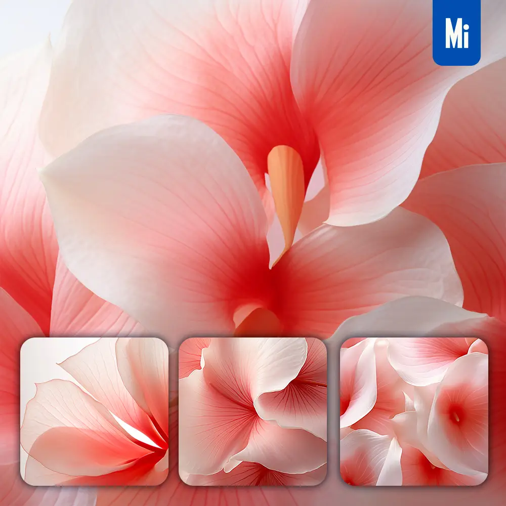 Midjourney Prompt Red Anthurium Flowers Petals Close Up Art Beauty Photography
