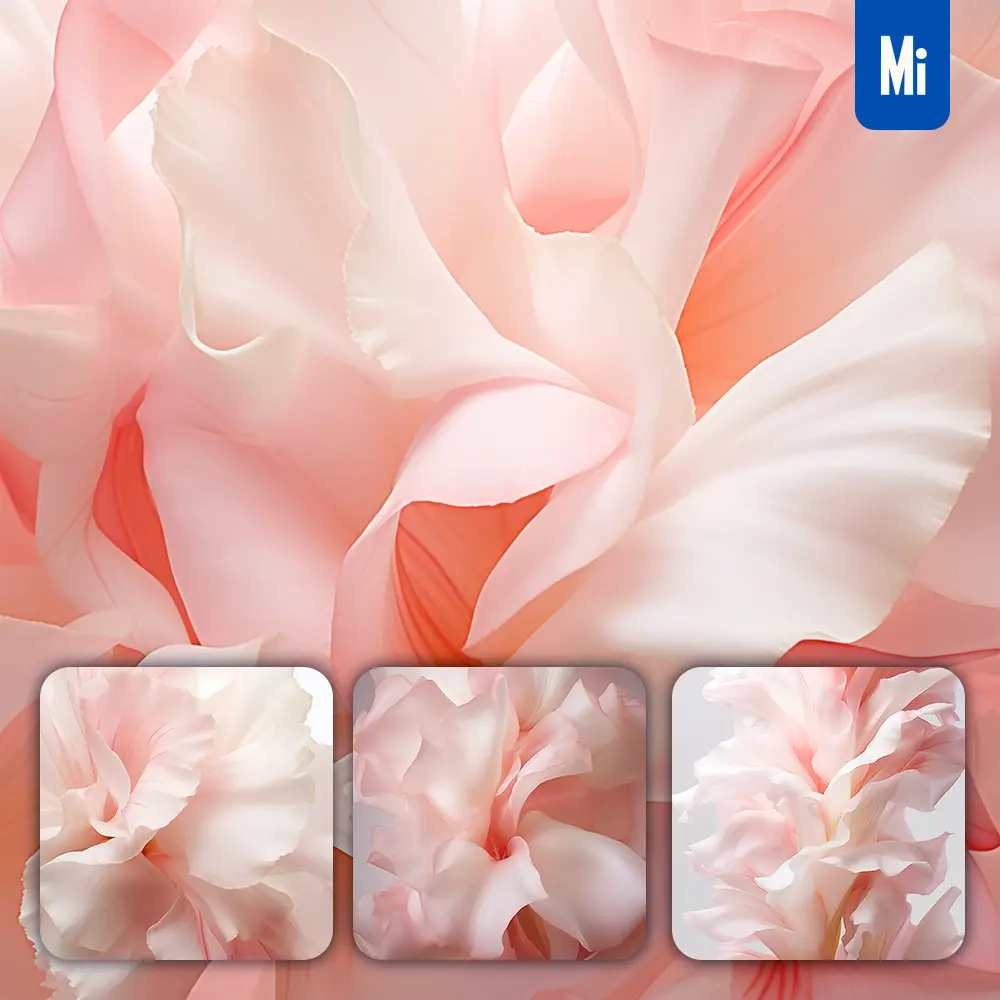 Midjourney Prompt Red Gladiolus Flower Petals Close Up Art Beauty Photography