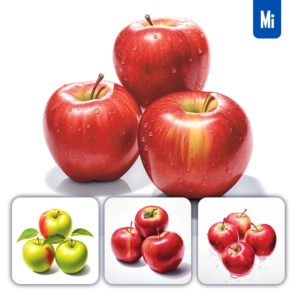 midjourney prompt apple illustration painting