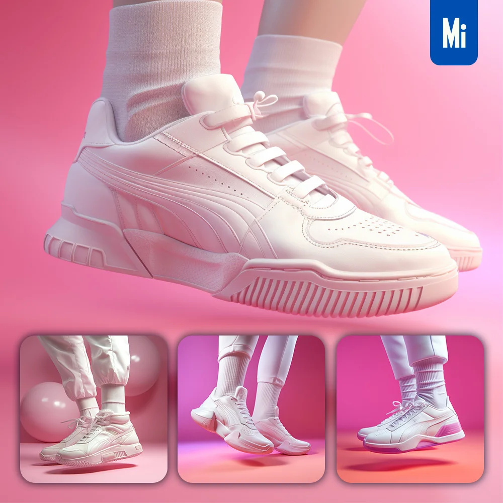 Midjourney Prompt Basketball Shoe Foot Sneaker