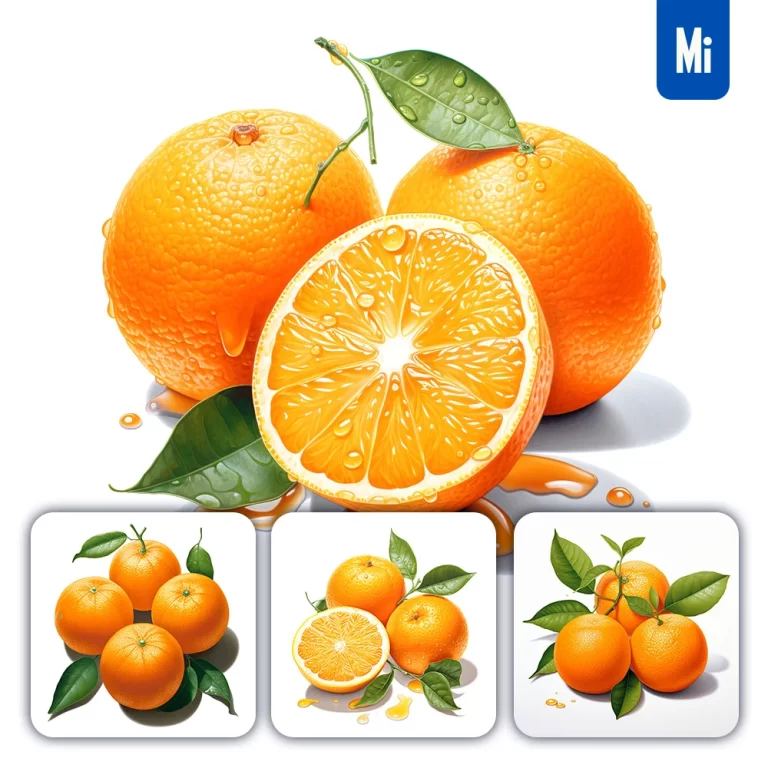 midjourney prompt orange leaf illustration painting