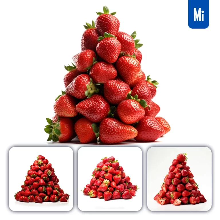 midjourney prompt pile strawberry photograph