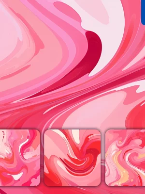 Midjourney Prompt Pink Red Water Wave Abstract Wallpaper Background Marble