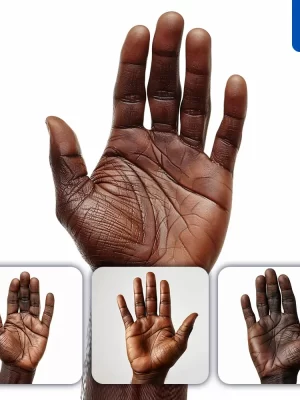 Midjourney Prompt African Hand Palm Man Woman Photography