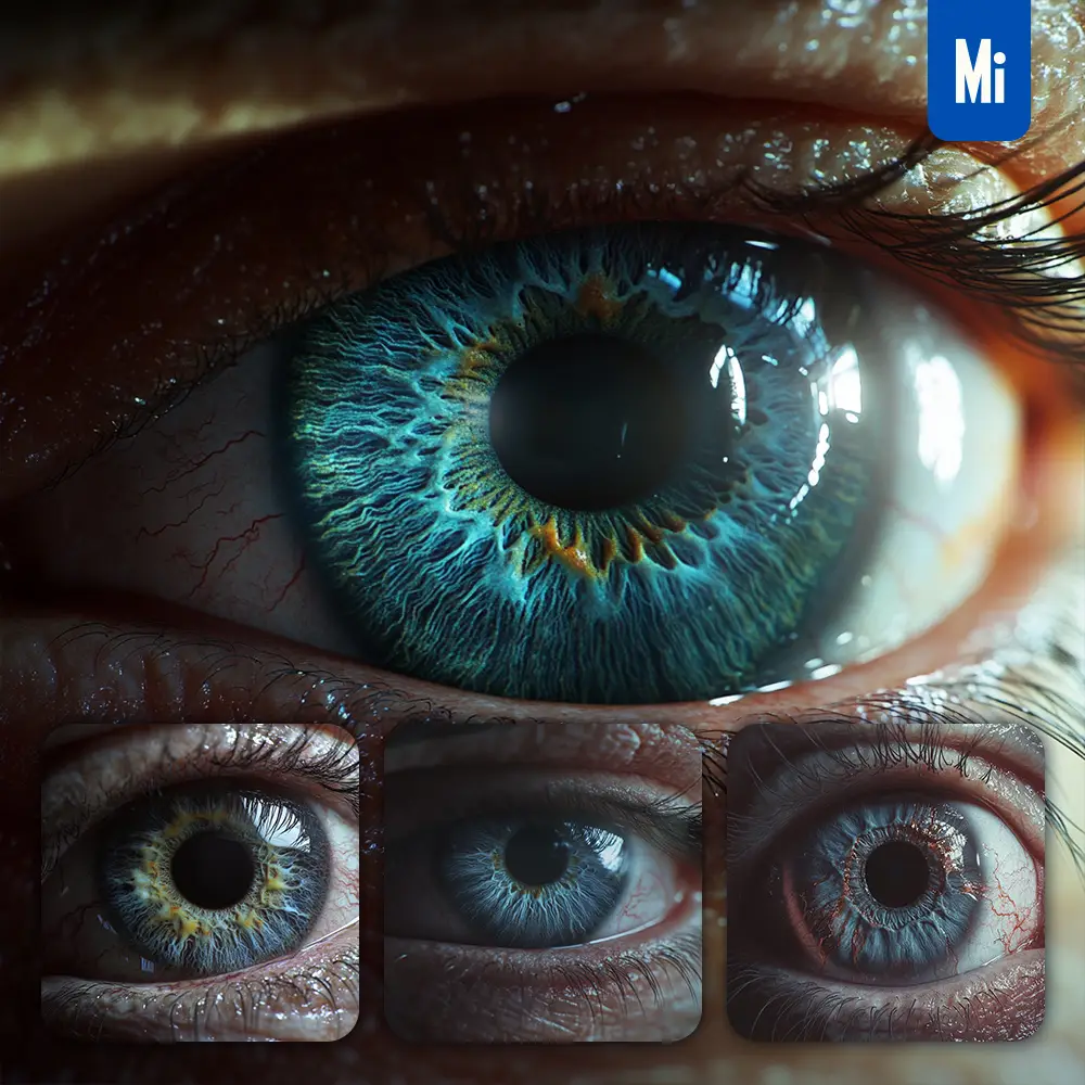Midjourney Prompt Eyes Human People Man Detailed Close Up Photography