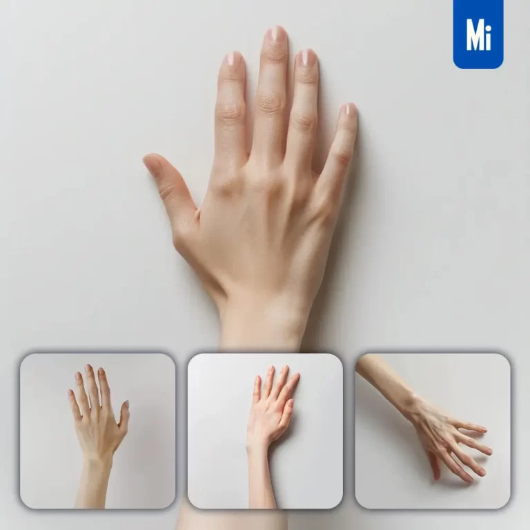 midjourney prompt hand back man woman human photography