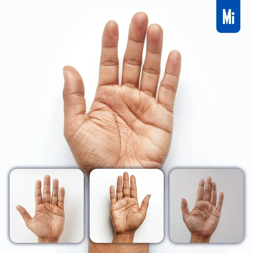 Midjourney Prompt Hand Palm Man Human Photography