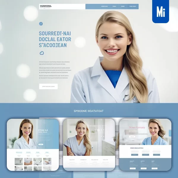 Midjourney Prompt Hospital Clinic Dentist Doctor Design Screenshot Website Homepage