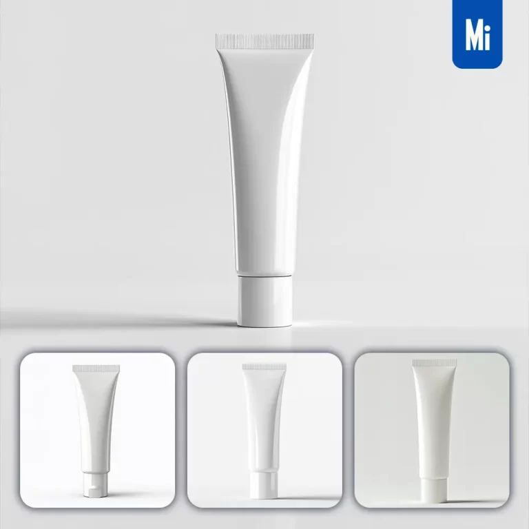 midjourney prompt white tube toothpaste gel mock up advertising photography