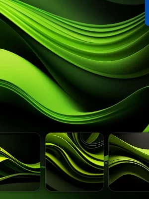 Midjourney Prompt Modern Abstract Shape Elegant 3d Wallpaper Design Screensaver Curved Lines Minimalistic Background