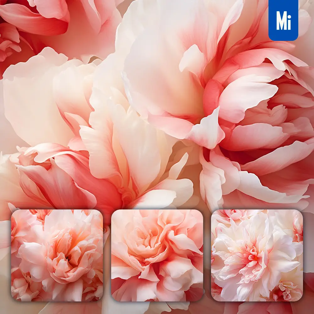 midjourney prompt peonies peony red flower petals close up art beauty photography