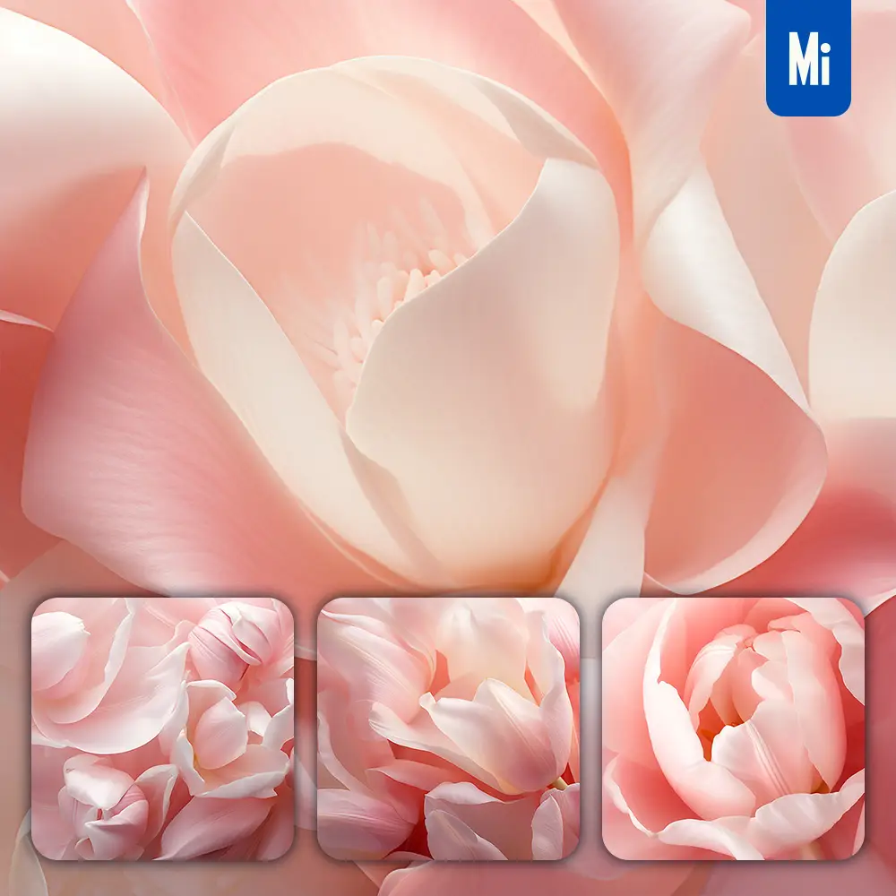 midjourney prompt tulip pink flower petals close up art beauty photography