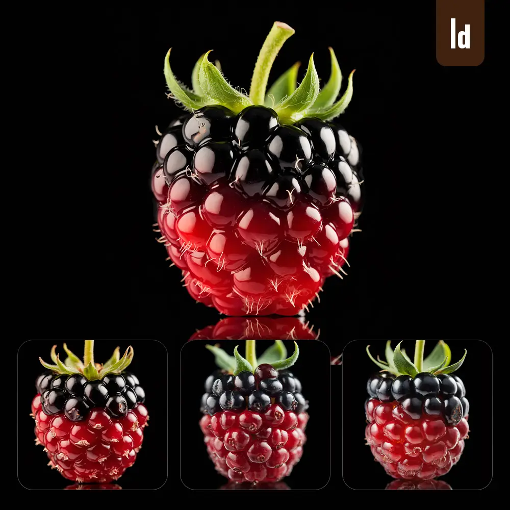 Ideogram Prompt Macro Raspberry Berry Close Up Photography