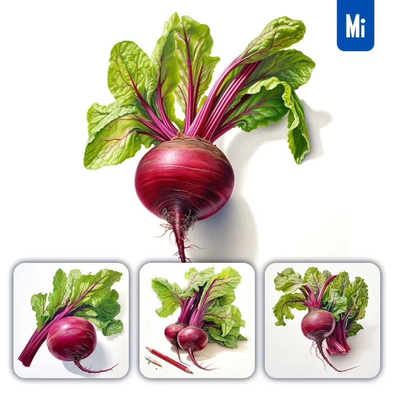midjourney prompt beetroot vegetable detailed illustration painting