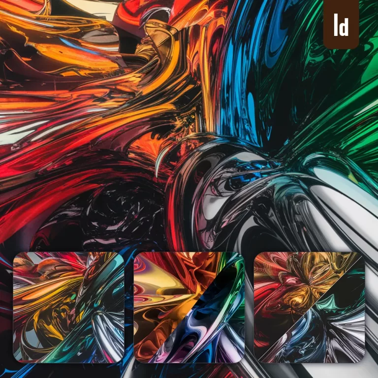 ideogram prompt abstract art color colorful blend gradients glass flowing liquid