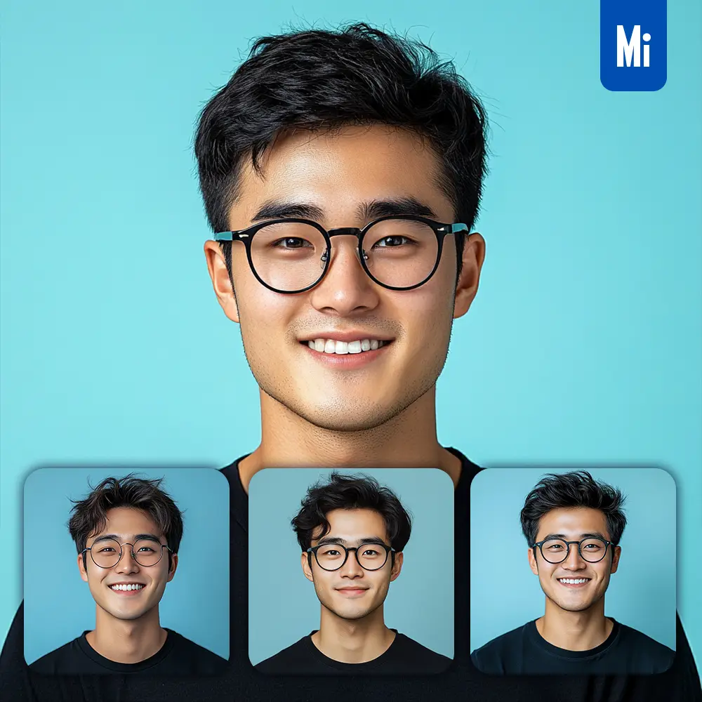 Midjourney Prompt Glasses Man Puber Young Chinese Japanese Portrait Photography