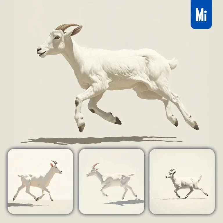 midjourney prompt goat white running sketch detail oil painting photography