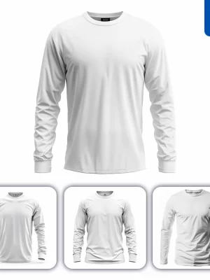 Midjourney Prompt Long Sleeve T Shirt Blank Mockup