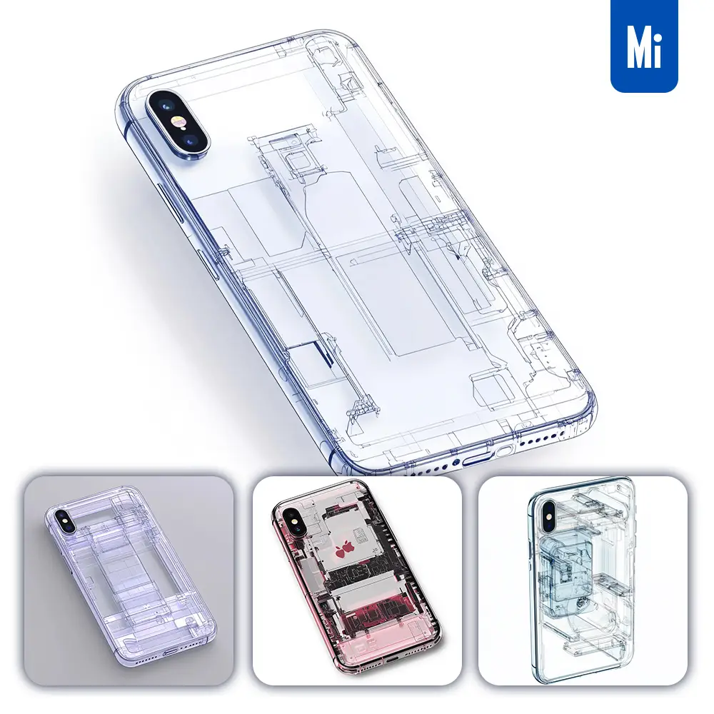 Midjourney Prompt Apple Smartphone Iphone X 3d Model Illustration